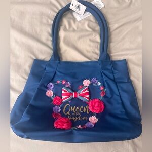 Disney EPCOT United Kingdom World Showcase Tote Bag Queen Of The Kingdom New